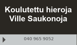 Koulutettu hieroja Ville Saukonoja logo